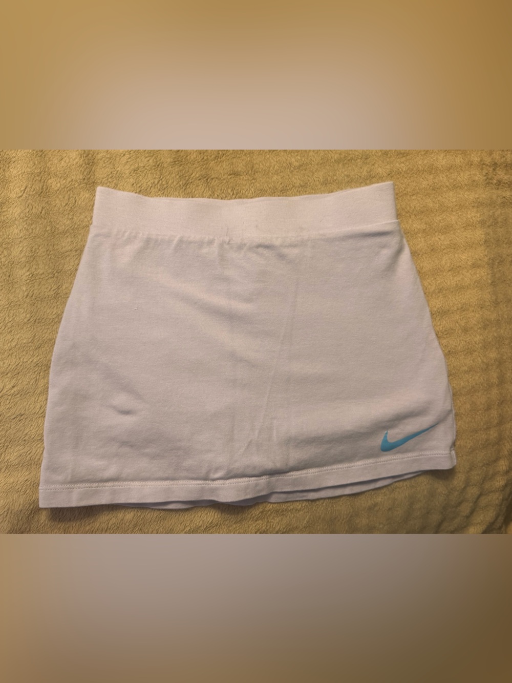 Nike Lilac Girls' Athletic Skort with Light Blue Swoosh
